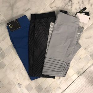 SET OF 3 BNWT Nike workout leggings! Size SMALL!